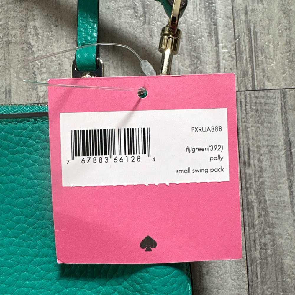 NWT Kate Spade Fiji Green Polly Small Swing Pack - Picture 12 of 12